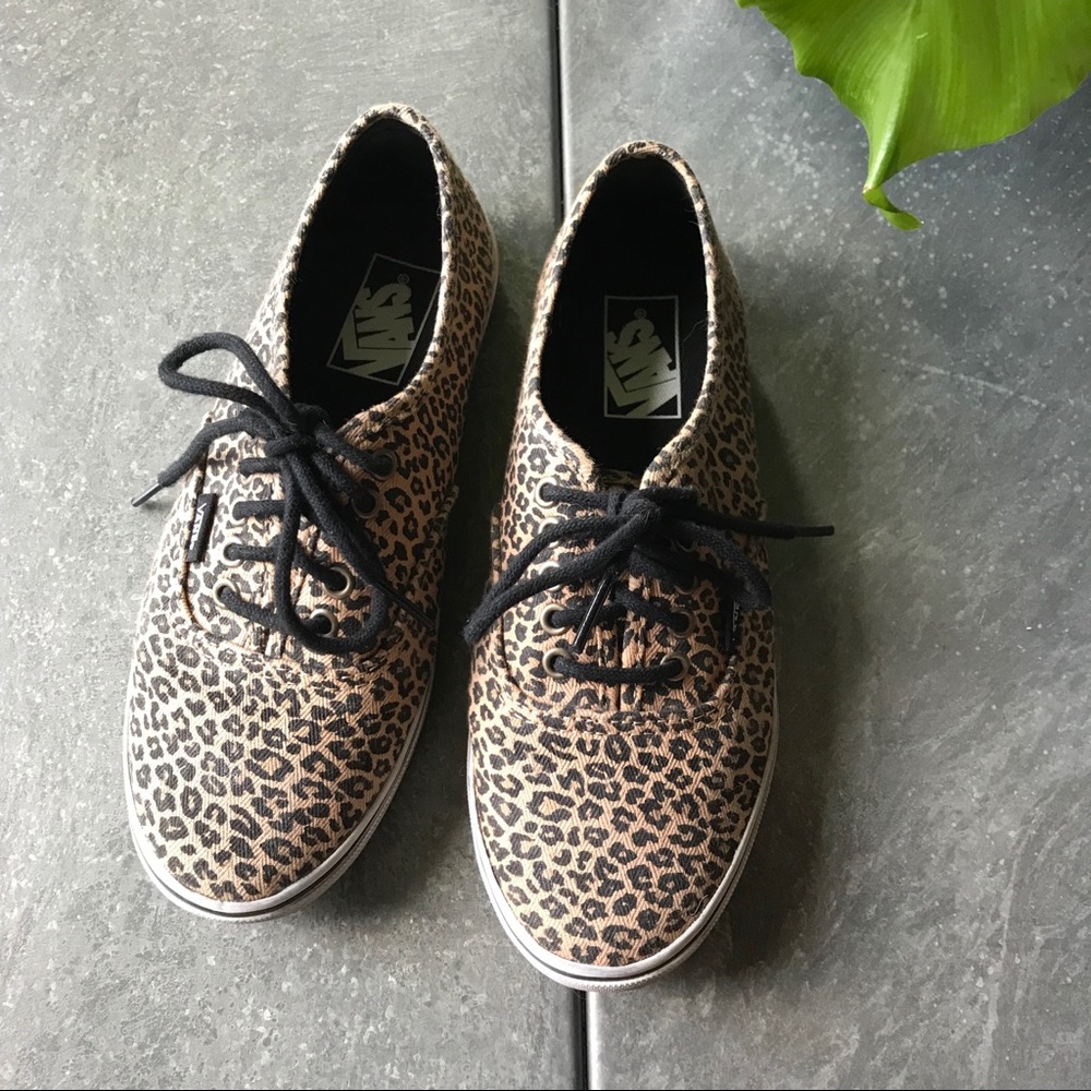 Leopard Print Vans Sneakers